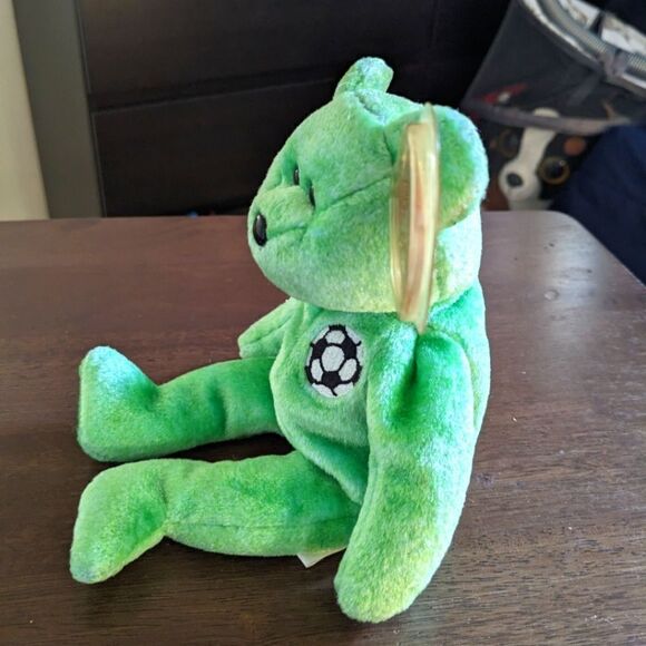 $5 Item! 1999 Ty Kicks the Bear Beanie Baby - Picture 8 of 10